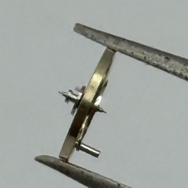 FEF 6620 Balance Wheel Complete And Spring 5½’’’ 1450 M Watch Movement Parts 