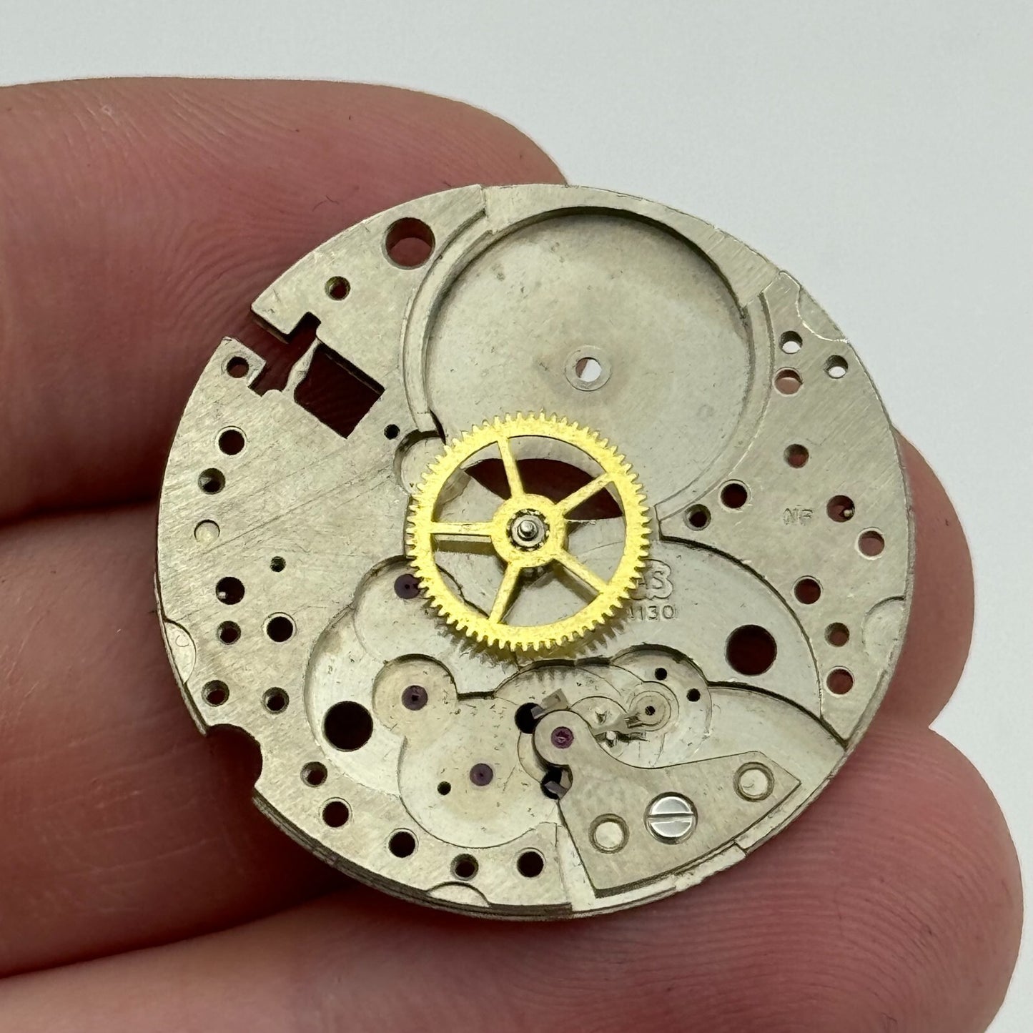 29.3mm Men's AS 1130 Main Plate Manual Wind Partial Watch Movement Vintage PARTS