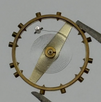 FHF 70 Balance Wheel Complete And Spring 10 1/2''' 201 M Watch Movement Parts