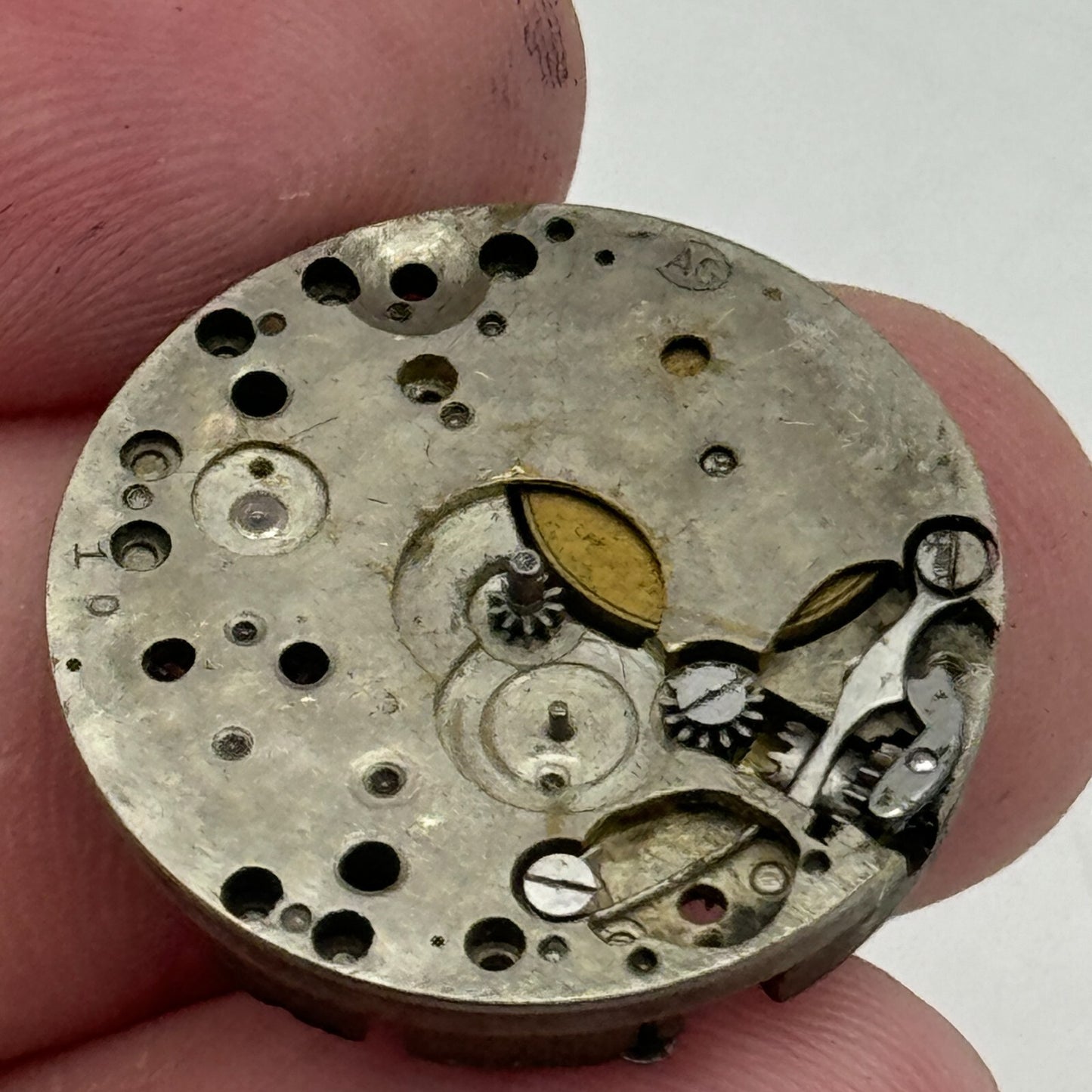 23.6mm AS A Schild Swiss Manual Wind Watch Movement Vintage PARTS SPARES