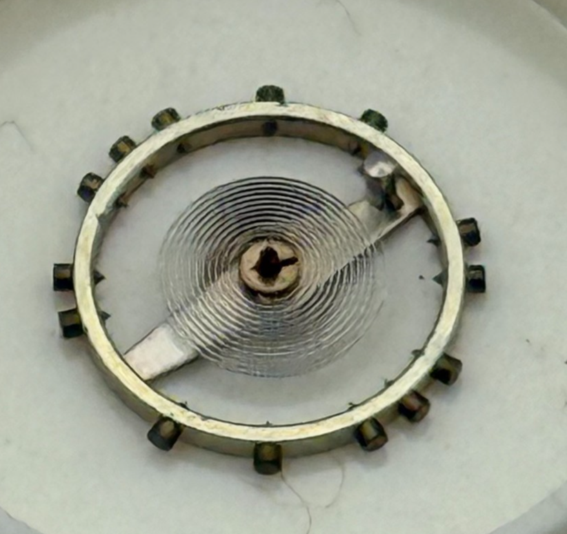 Felsa 64 Balance Wheel Complete And Spring  8¾’’’ 177 Watch Movement Parts NOS