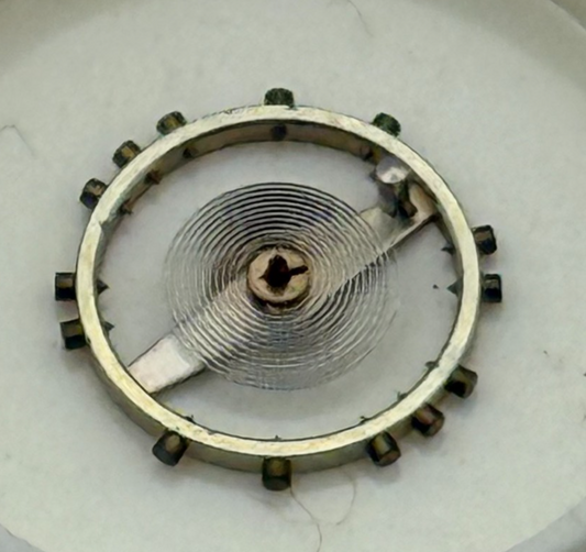 Felsa 64 Balance Wheel Complete And Spring  8¾’’’ 177 Watch Movement Parts NOS