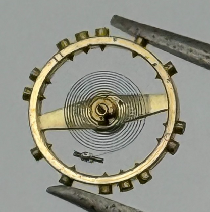 AS 976 1012 Balance Wheel Complete And Spring  29 M Watch Movement Parts NOS