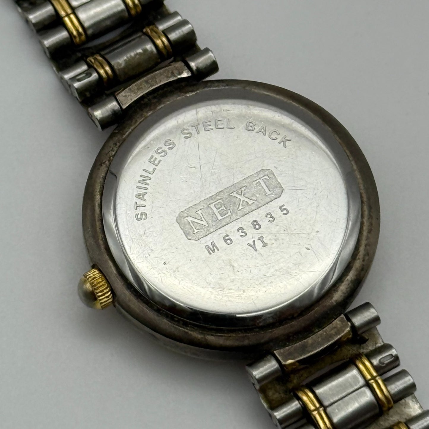 27mm Working Ladies Next Two Tone Roman Numerals Quartz Watch 5.75 Inches