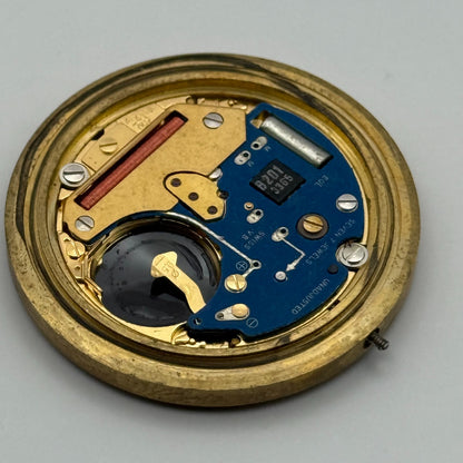 ETA 955.412 Quartz Watch Movement Rotary Elite Date Vintage Parts Repair 30.9mm