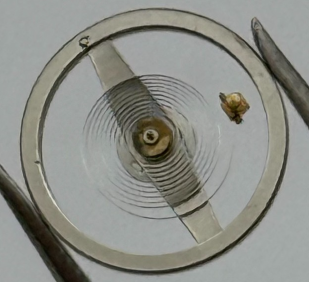 Cattin C. 66 Balance Wheel Complete And Spring  1551 M Watch Movement Parts 