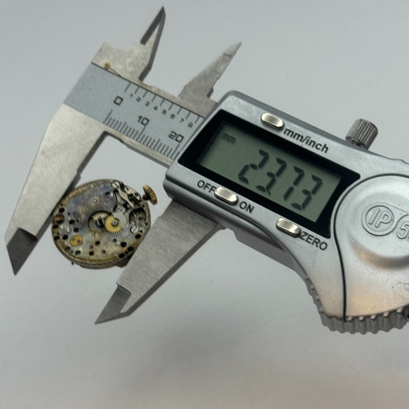 23.7mm AS A Schild 15 Jewels Trench Watch Movement Manual Wind Swiss PARTS SPARE