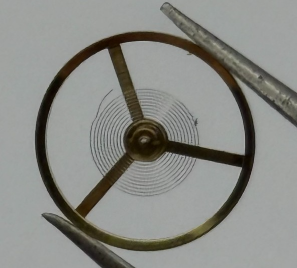 c.603 Balance Wheel Complete And Spring 10 1/2’’’ Watch Movement Parts NOS