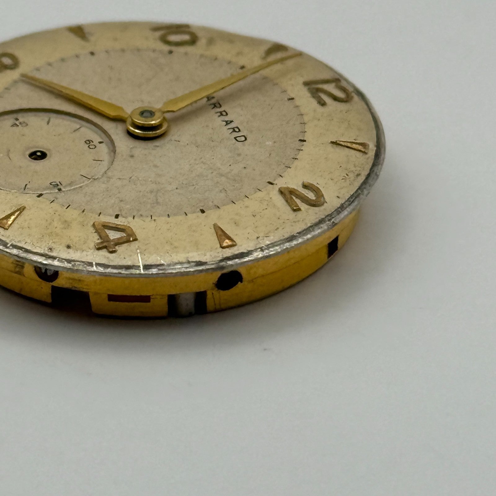 Smiths De Luxe Garrard 18 Jewels Watch Movement Manual Wind Vintage Parts 26.8mm