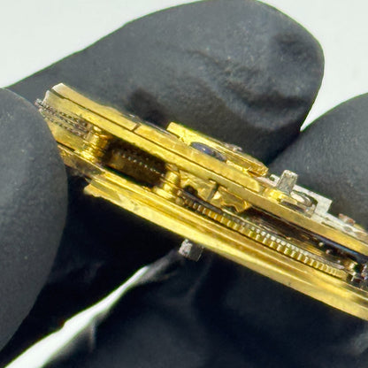 Fusee Pocket Watch Movement Antique English Key Wound Parts Repair Spares 35.9mm