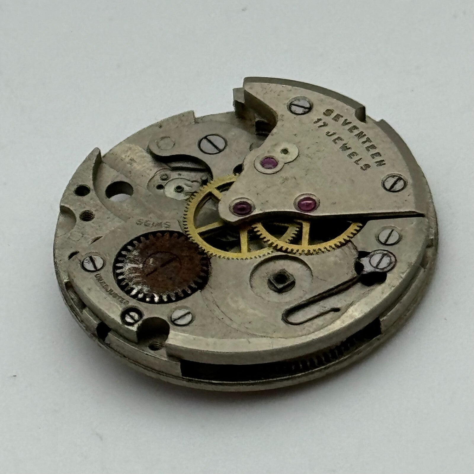 25.9mm Men's Felsa F 400 Manual Wind 17 Jewels Swiss Watch Movement PARTS SPARES