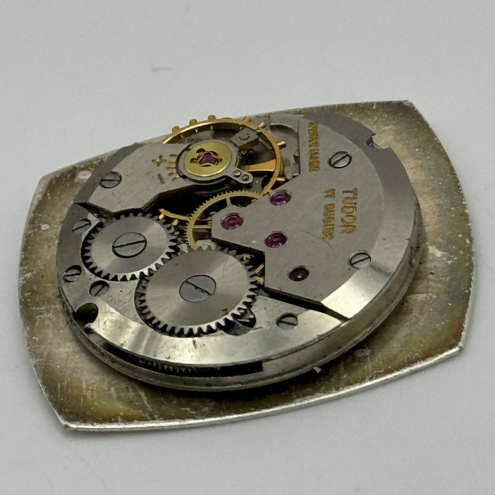 23.6mm Tudor 2422 Good Balance Dial Hands Manual Wind Vintage Watch Movement