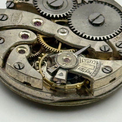 R&S Rotherham & Sons Watch Movement Manual Wind Vintage Parts Repair 23.6mm