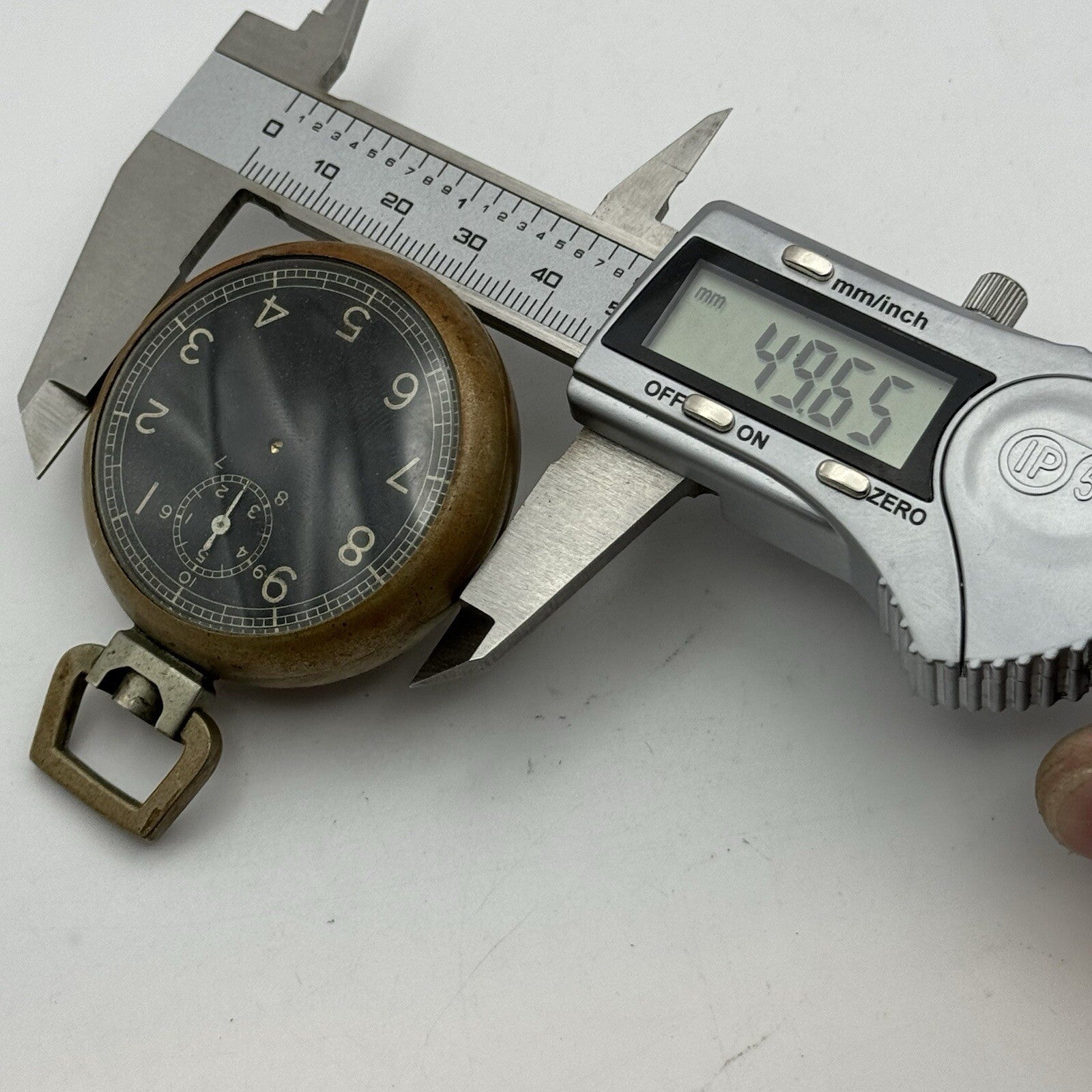 49mm 1940s Elgin USA Grade 582 Model 21 Star Case Co Stop Watch TO RESTORE
