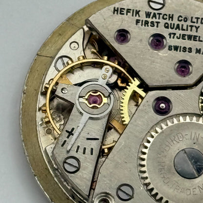 Peseux 170 Watch Movement Hefik Manual Wind Vintage Swiss Parts Repair 23.5mm