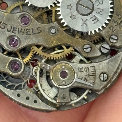 22mm Vintage Bernex Maru 233 Swiss Made Manual Wind Watch Movement PARTS REPAIR