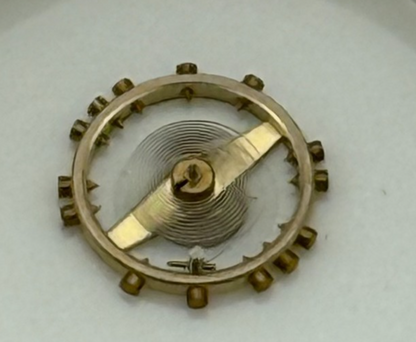 Femga 45 Balance Wheel Complete And Spring 5 1/2'''  1006 M Watch Movement Parts