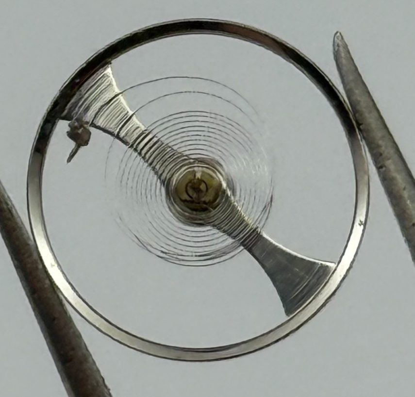 Oris 650 654Balance Wheel Complete And Spring 11½’’’ 1513 M Watch Movement Parts