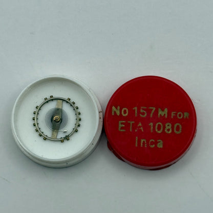 ETA 1080 Balance Wheel Complete And Spring Inca 157 M Watch Movement Parts NOS