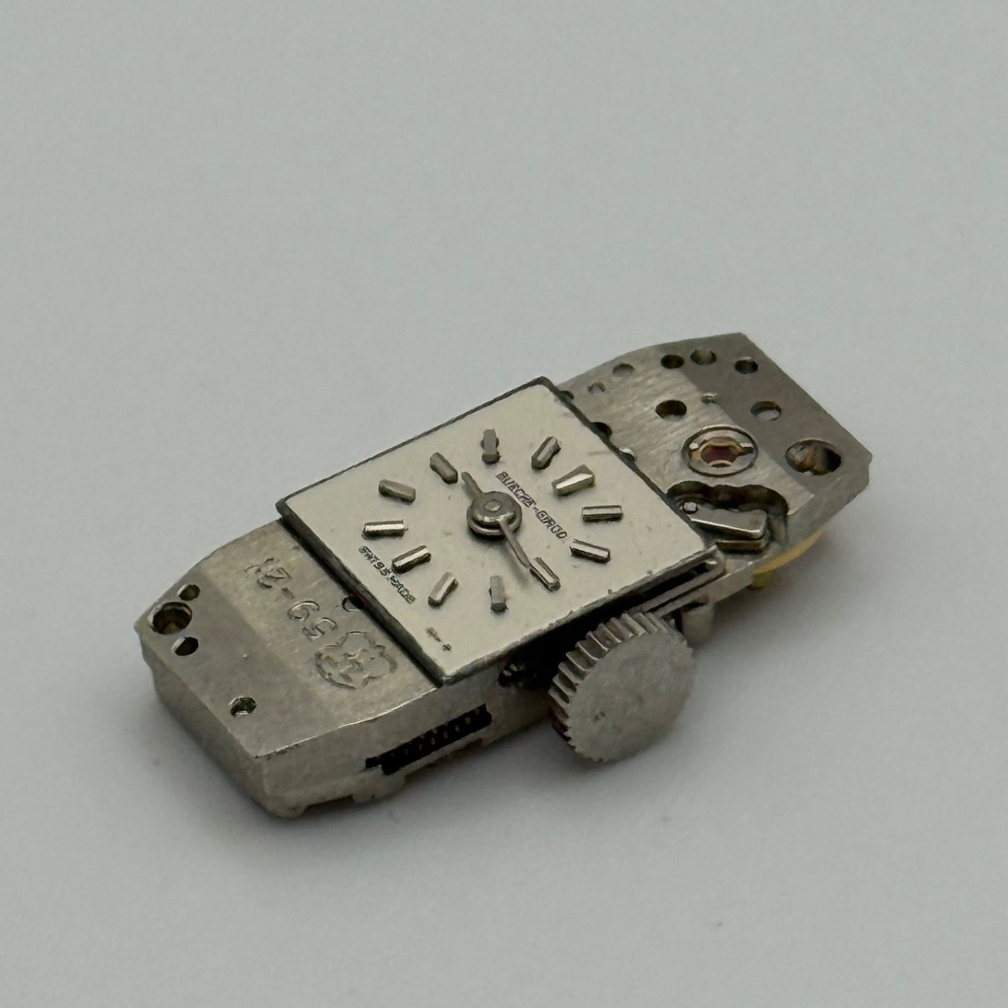 FHF 59-21 Watch Movement Bueche Girod Running Manual Vintage Swiss Parts 9mm