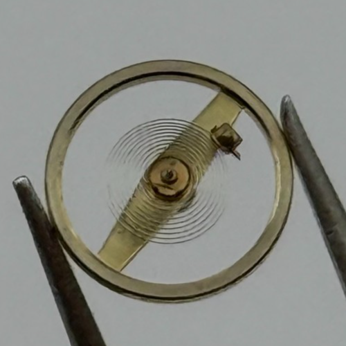 RW 75 Balance Wheel Complete And Spring 5 1/4’’’ 867 Watch Movement Parts NOS