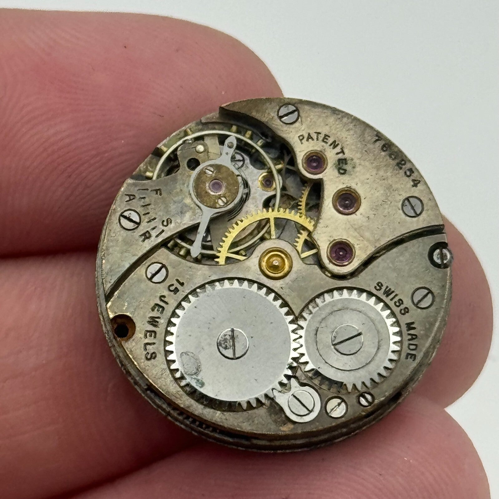 Cyma J W Benson Ref. 030 Manual Wind Watch Movement Swiss PARTS SPARES 23.6mm 