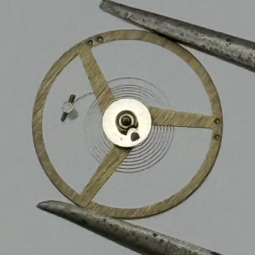 FEF 6660 Balance Wheel Complete And Spring Ord + Inca 1711 Watch Movement Parts