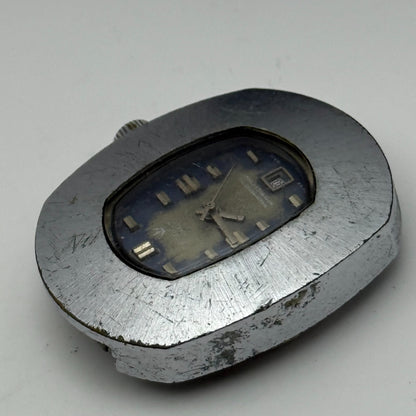 36mm Men’s Vintage Cronel Shock Protected Date Dial Swiss Watch PARTS REPAIR