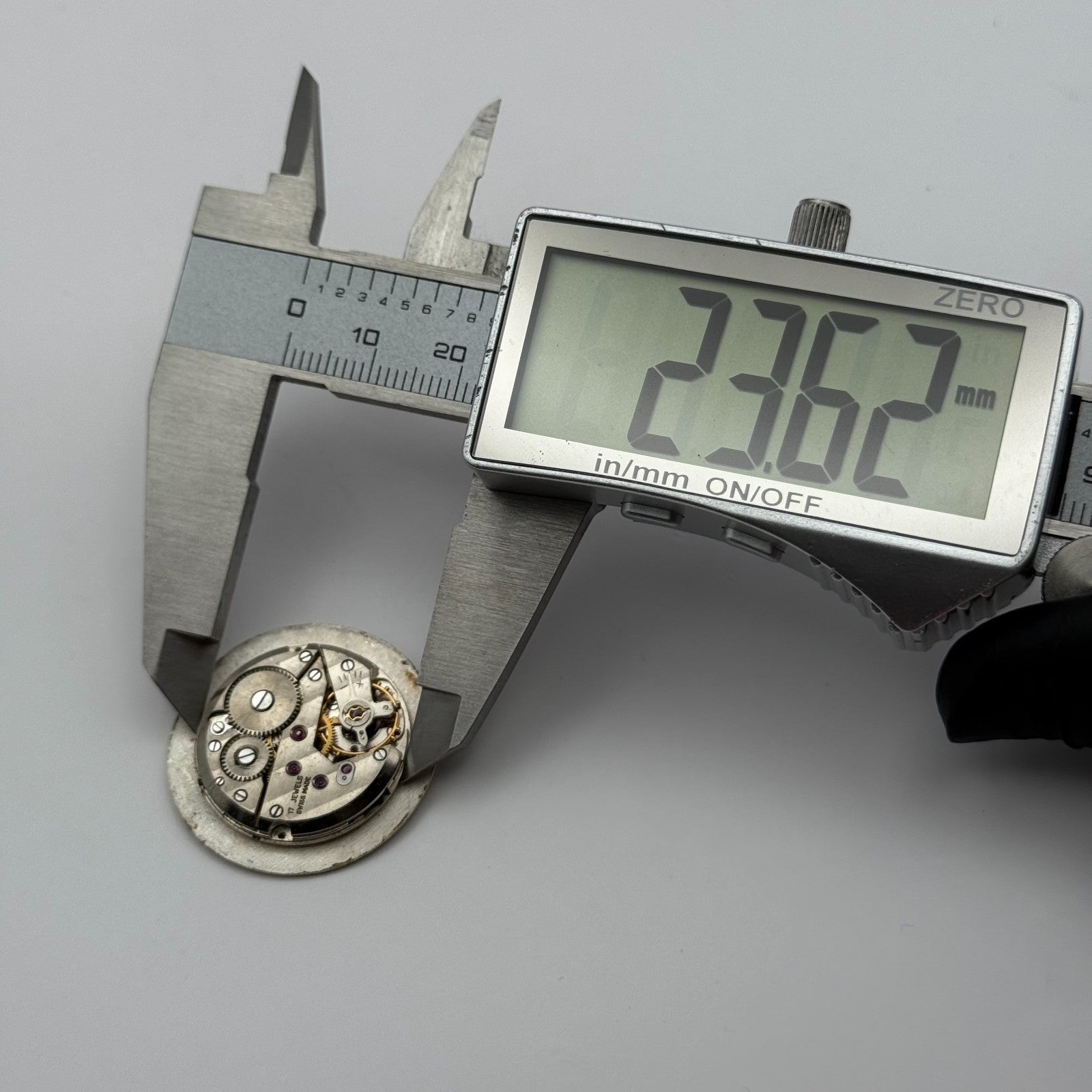 Garrard ETA 900 Watch Movement Manual Wind Vintage Swiss Parts Repair 23.6mm