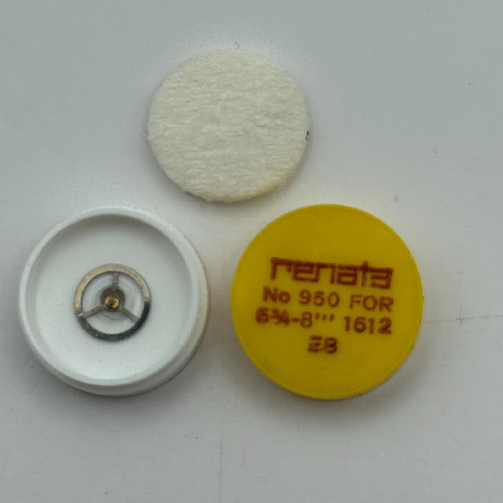 EB 1612 Balance Wheel Complete And Spring 6¾–8’’’ 950 Watch Movement Parts 