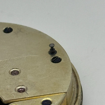44.8mm Antique Henry E Peck London Swiss Key Wound Pocket Watch Movement PARTS