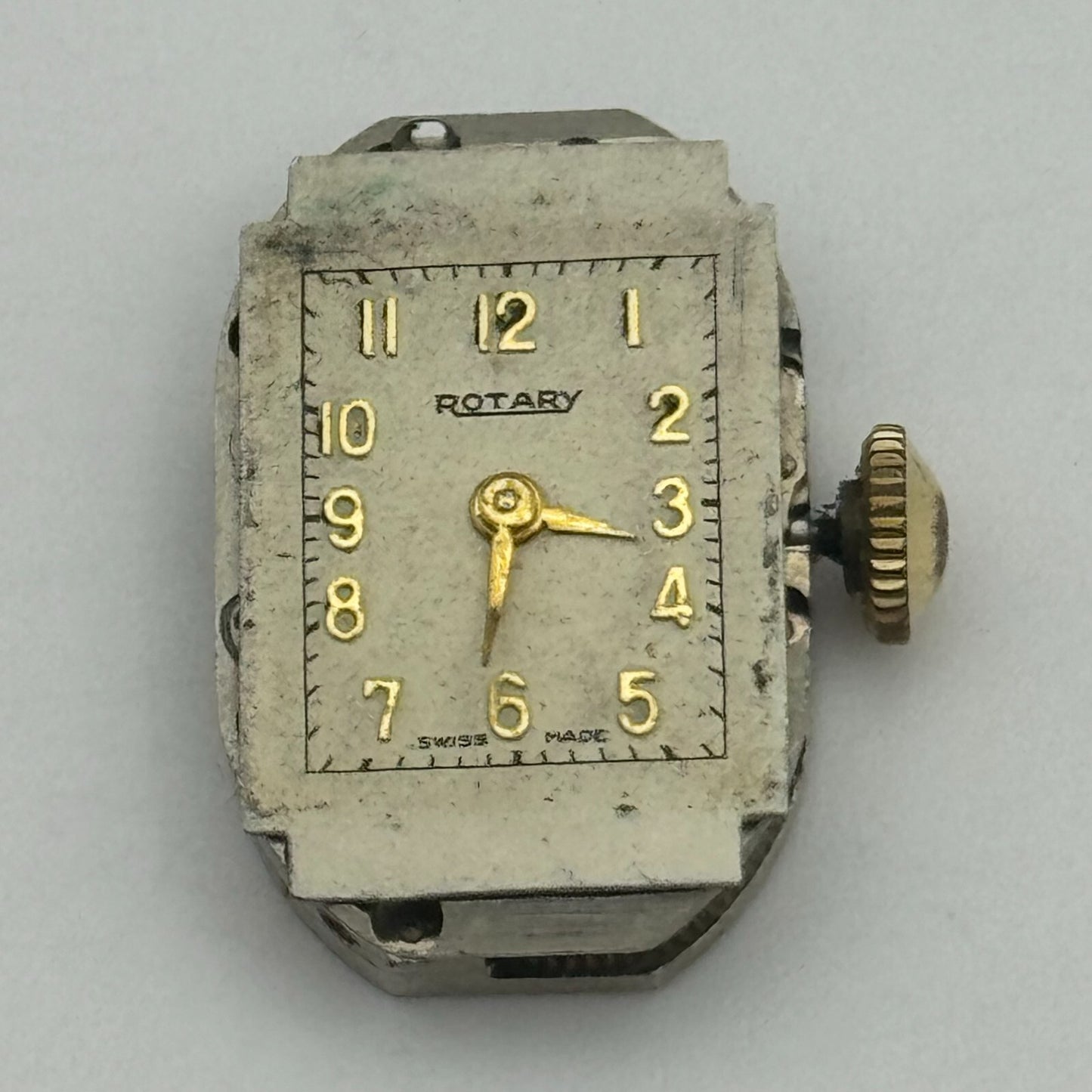 12.6mm Ladies Rotary AS 1051 Manual Wind Watch Movement Swiss Made Vintage PARTS