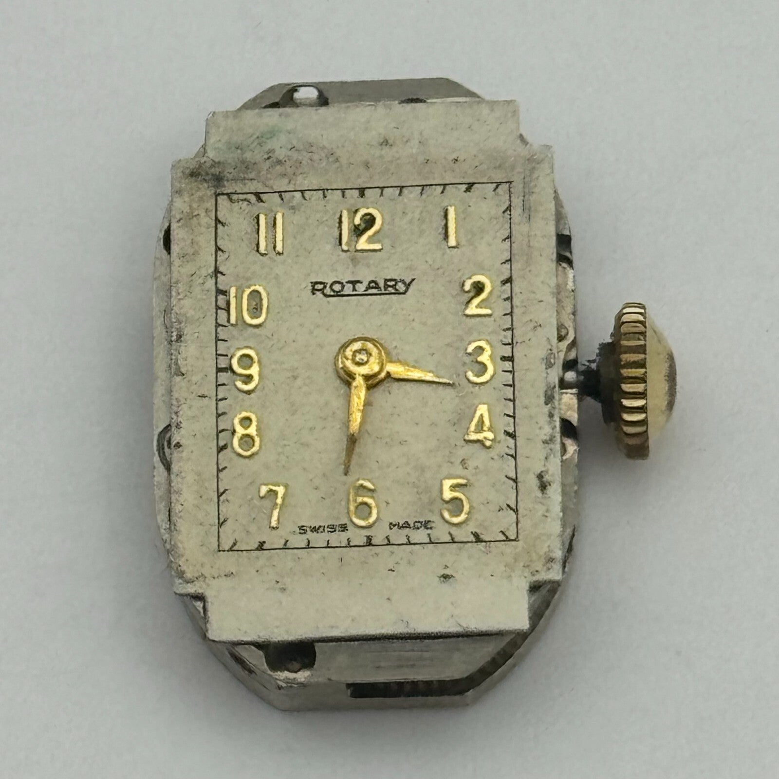 12.6mm Ladies Rotary AS 1051 Manual Wind Watch Movement Swiss Made Vintage PARTS