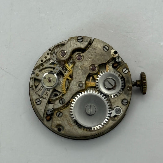 23.7mm Vintage Rival 15 Jewels Trench Manual Wind Watch Movement PARTS REPAIR