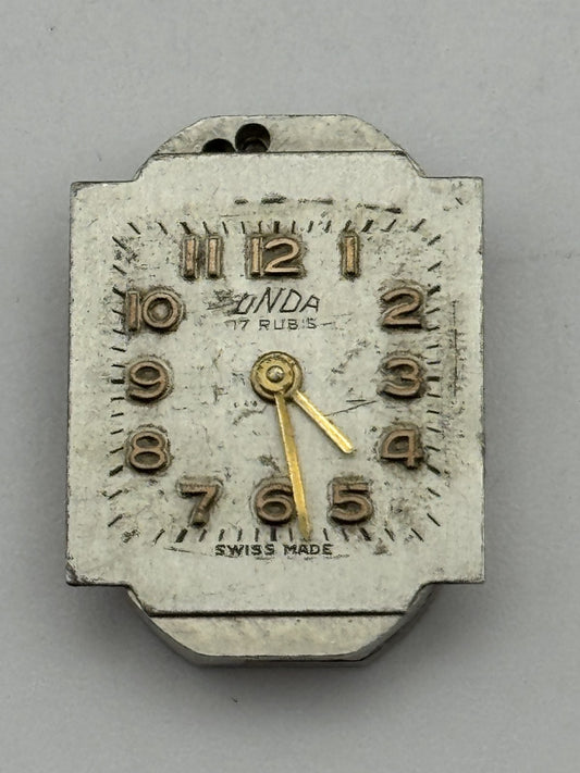 12.7mm Vintage Felsa 302 Manual Wind Swiss Watch Movement PARTS REPAIR
