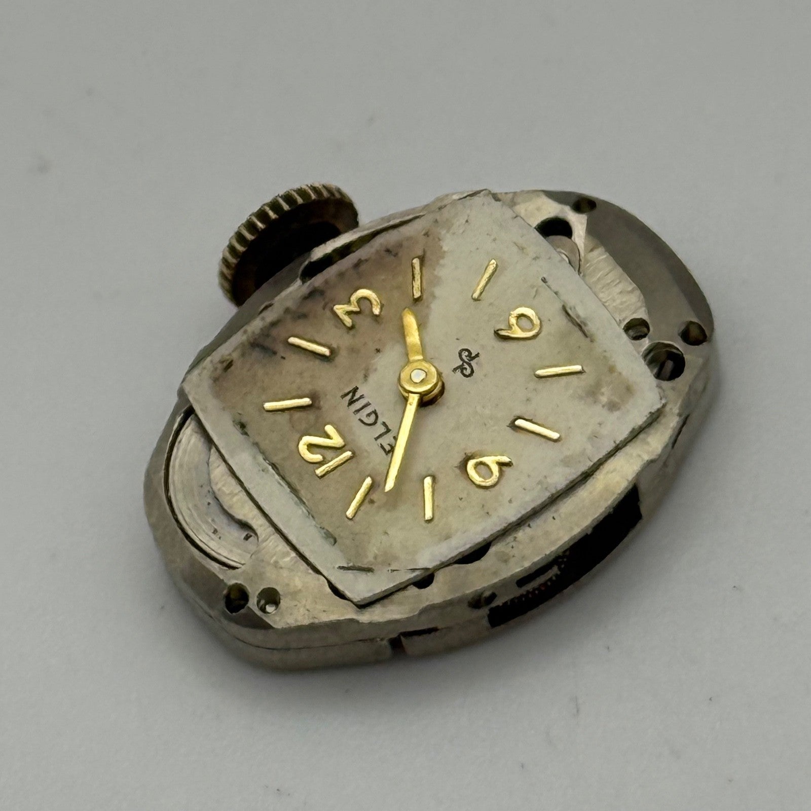 Elgin 662 Watch Movement 17 Jewels USA Vintage American Parts Repair 14.3mm
