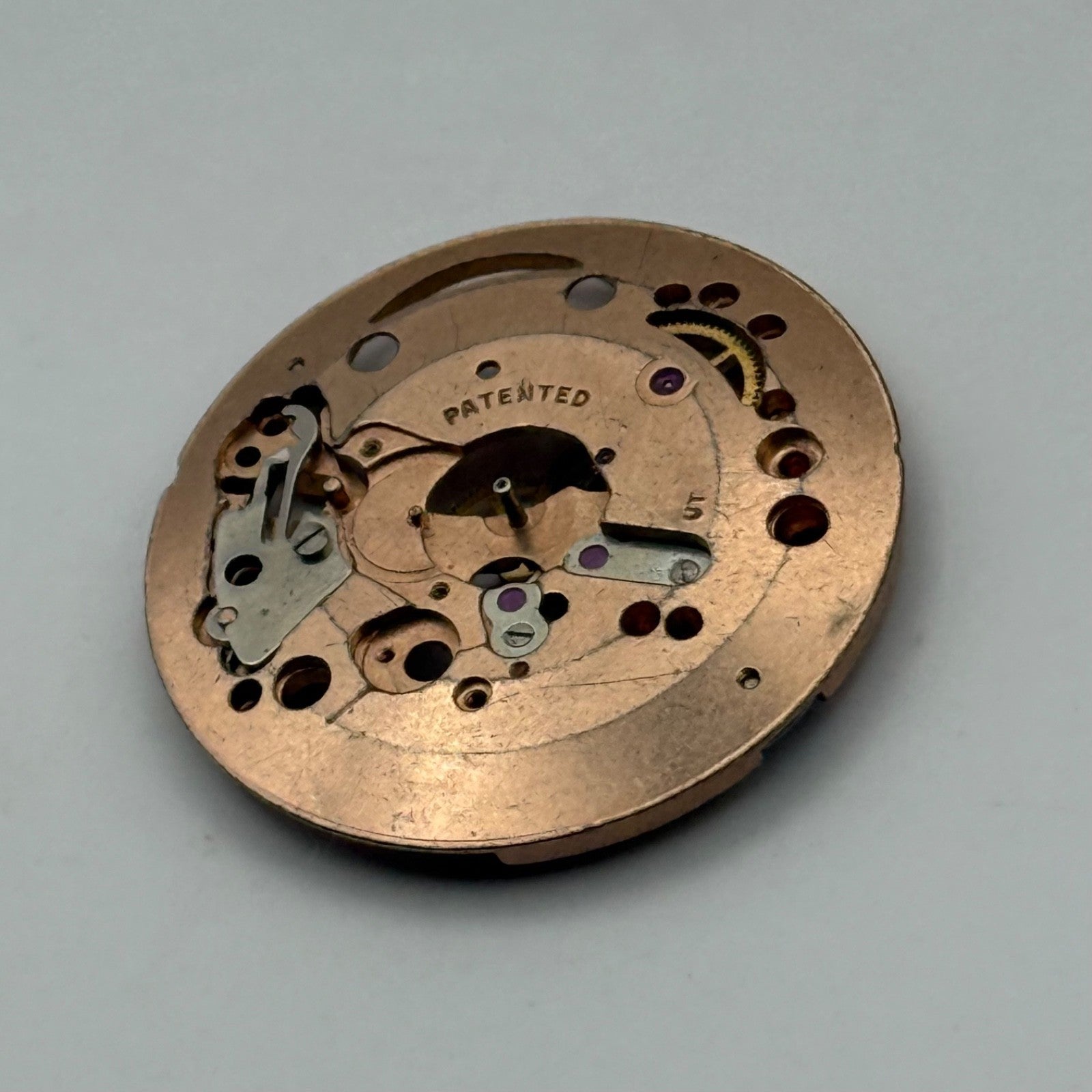 ETA 2391 Watch Movement Manual Wind Vintage Swiss Incomplete Parts Repair 25.9mm