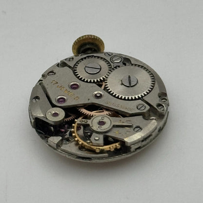 19.6mm Olma Ladies AS 970 Manual Wind Swiss Made 17 Jewels Watch Movement PARTS