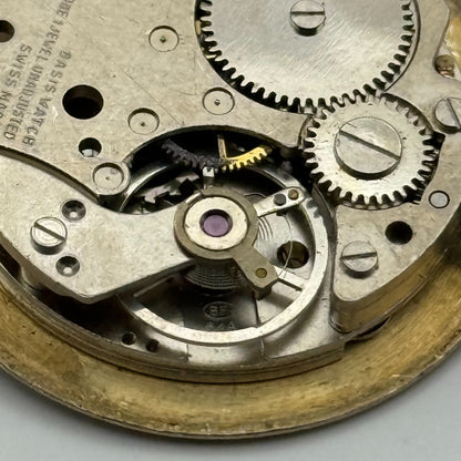 BFG 844 Watch Movement Yves Renaud Manual Wind Vintage Swiss Parts Repair 29mm