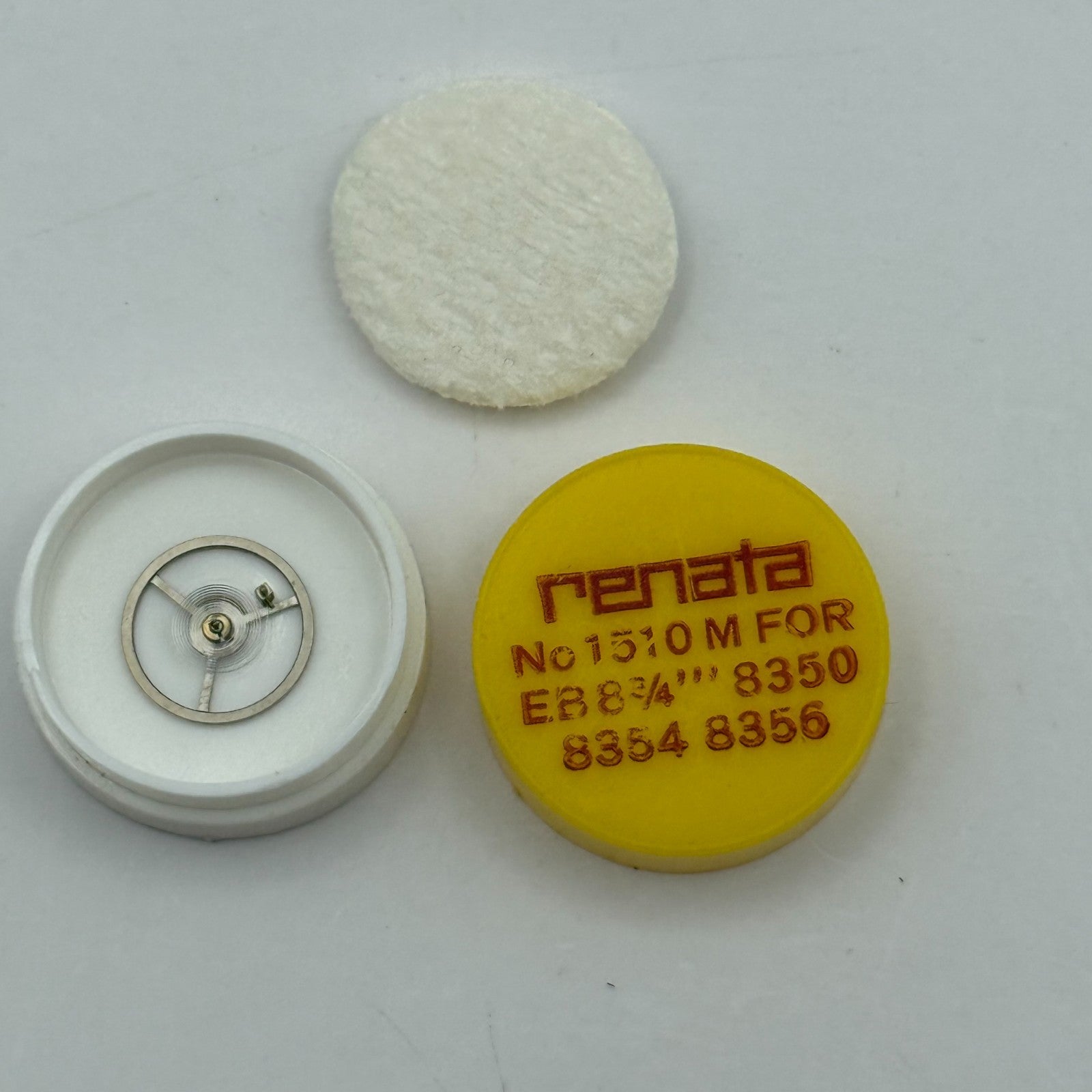 EB 8350 8354 8356 Balance Wheel Complete And Spring 8¾’’’ Watch Movement Parts