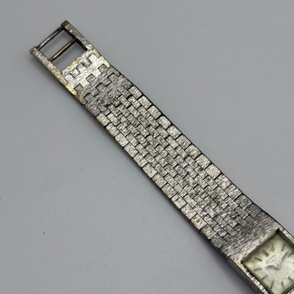 15mm Vintage Rotary Swiss Bark Affect Stainless Manual Wind Watch PARTS / REPAIR