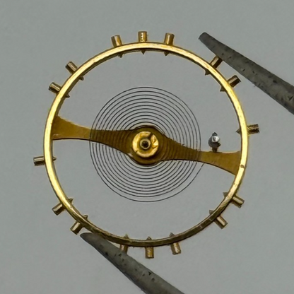 AS 1649 Balance Wheel Complete And Spring 11½''' Inca 1563 Watch Movement Parts 