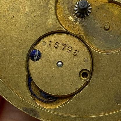 45.6mm Antique Key Wound Pocket Watch Movement PARTS