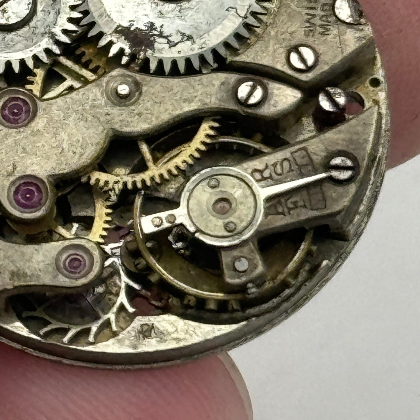 23.6mm AS A Schild Swiss Manual Wind Watch Movement Vintage PARTS SPARES