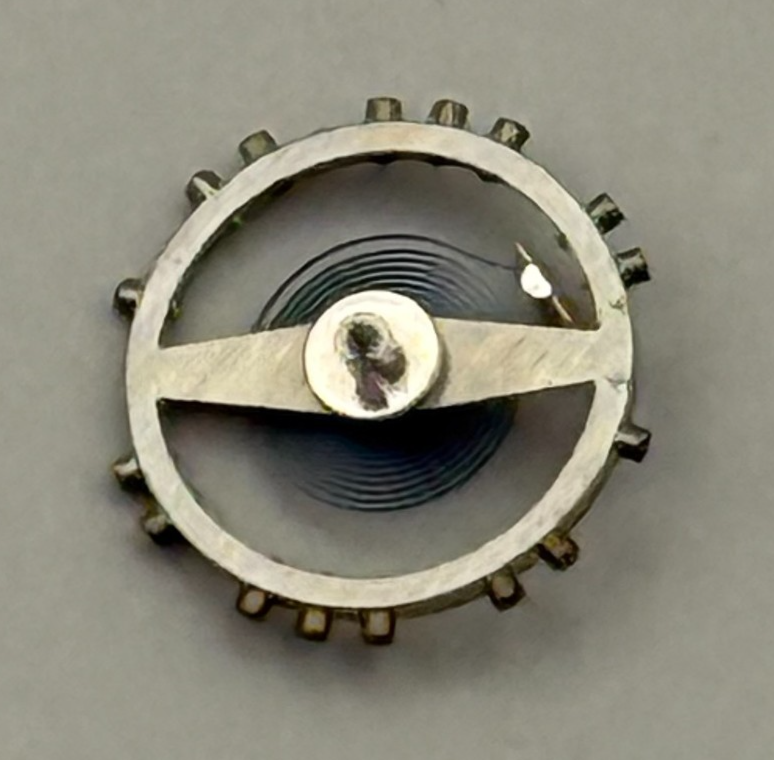 ETA 2487 Balance Wheel Complete And Spring  Ord + Inca 1269 M Watch Parts NOS