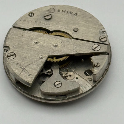 EB 1553 Watch Movement Ingersoll Manual Wind Vintage Swiss Parts Repair 23.7mm
