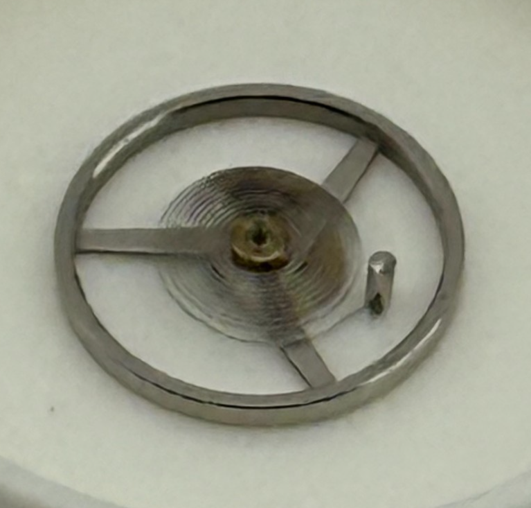 ETA 2485 Balance Wheel Complete And Spring 1379 M Watch Movement Parts NOS