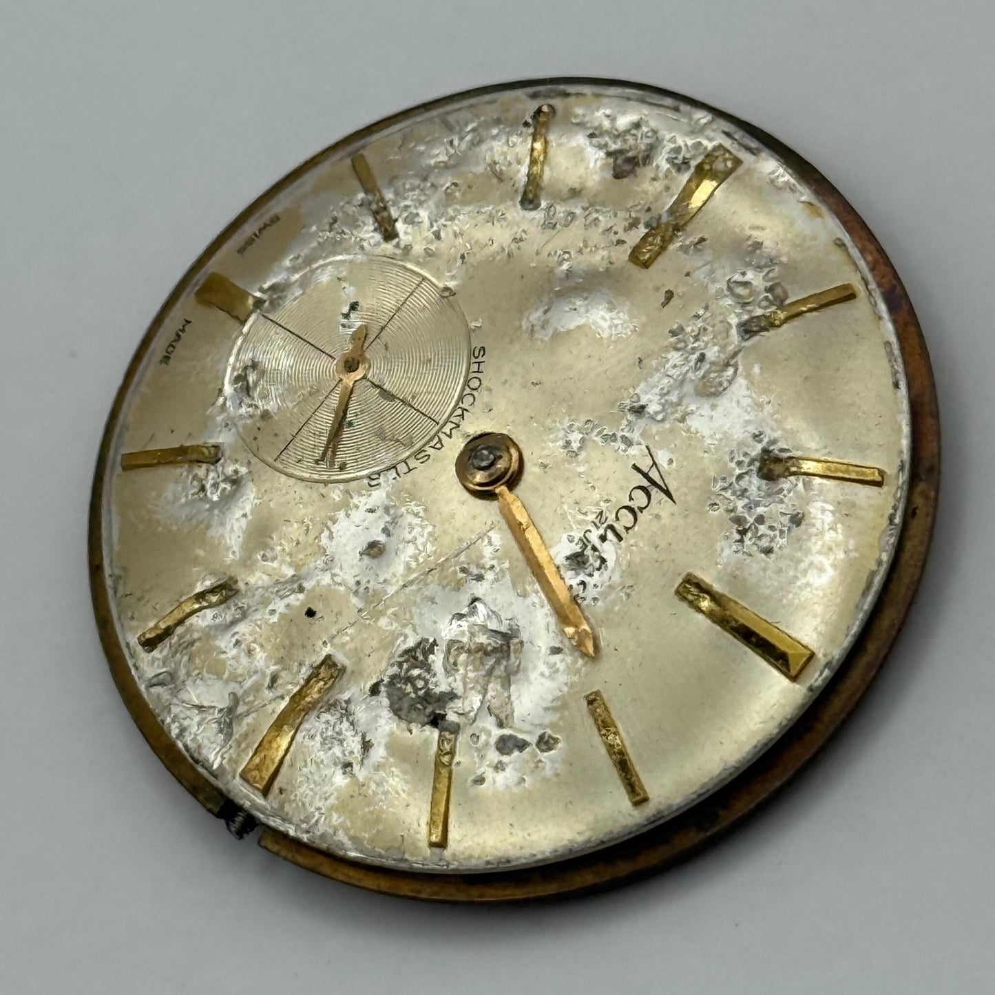 Peseux 320 Watch Movement Accurist Manual Wind Vintage Swiss Parts Repair 31.1mm