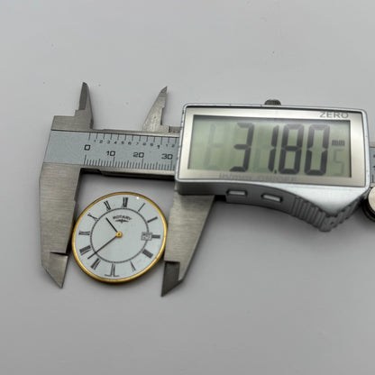 ETA 955.412 Quartz Watch Movement Rotary Date Vintage Swiss Parts Repair 31.8mm