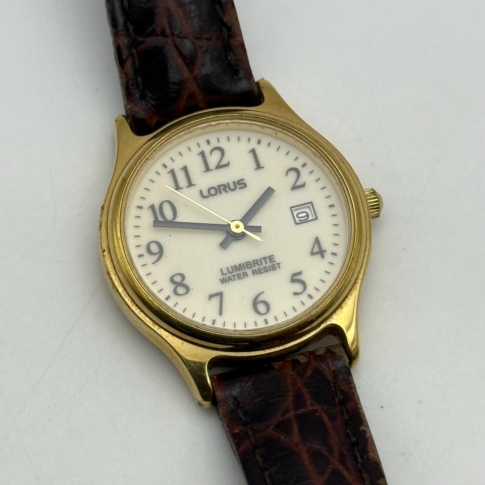 26m Working Vintage Ladies Lorus Lumibrite VX82 - X113 Quartz Watch 8 Inches